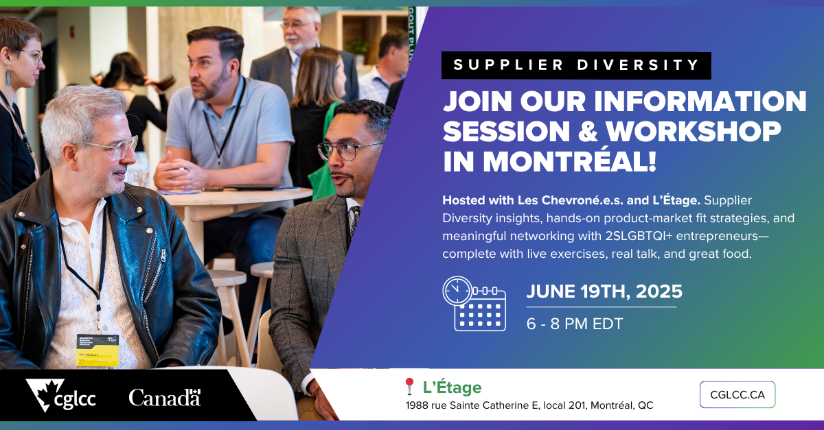 Supplier Diversity Info Session + Product-Market Fit Workshop